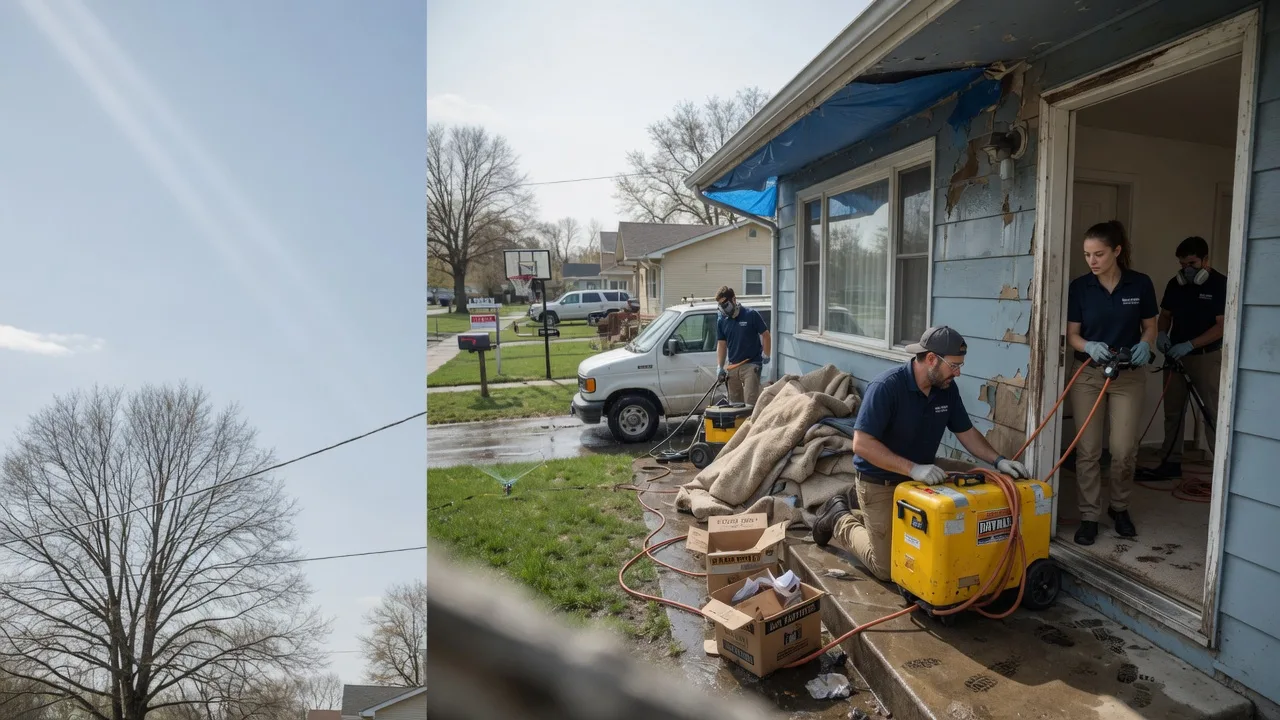 Basement Flood Cleanup in Graham, TX near me